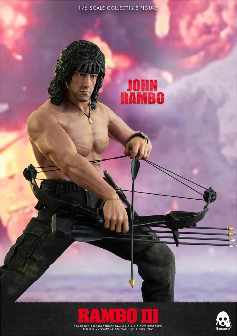 Original Threezer 3A 1/6 3Z0169 Rambo III Rambo John Rambo Action Figure Model Toys 12 inch collectible scene ornament gift