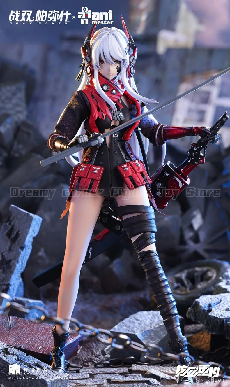 【In Stock】Nuclear Gold Reconstruction AniMester GRAY RAVEN: PUNISHING Lucia Crimson Deep 1/9 Action Figure Collection Toys