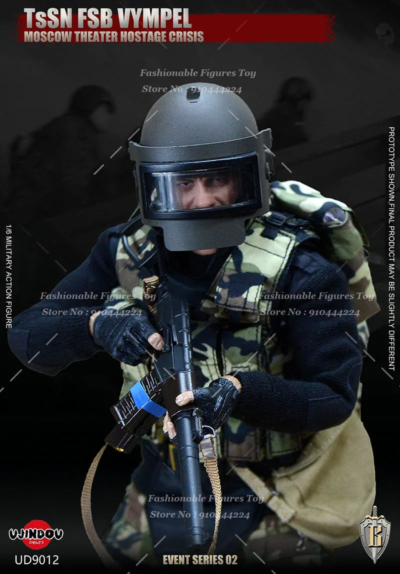 UJINDOU UD9012 1/6 Male Soldier Russian FSB Service Security Agency Alpha Full Set 12-inch Action Figure Toys Gifts Collection