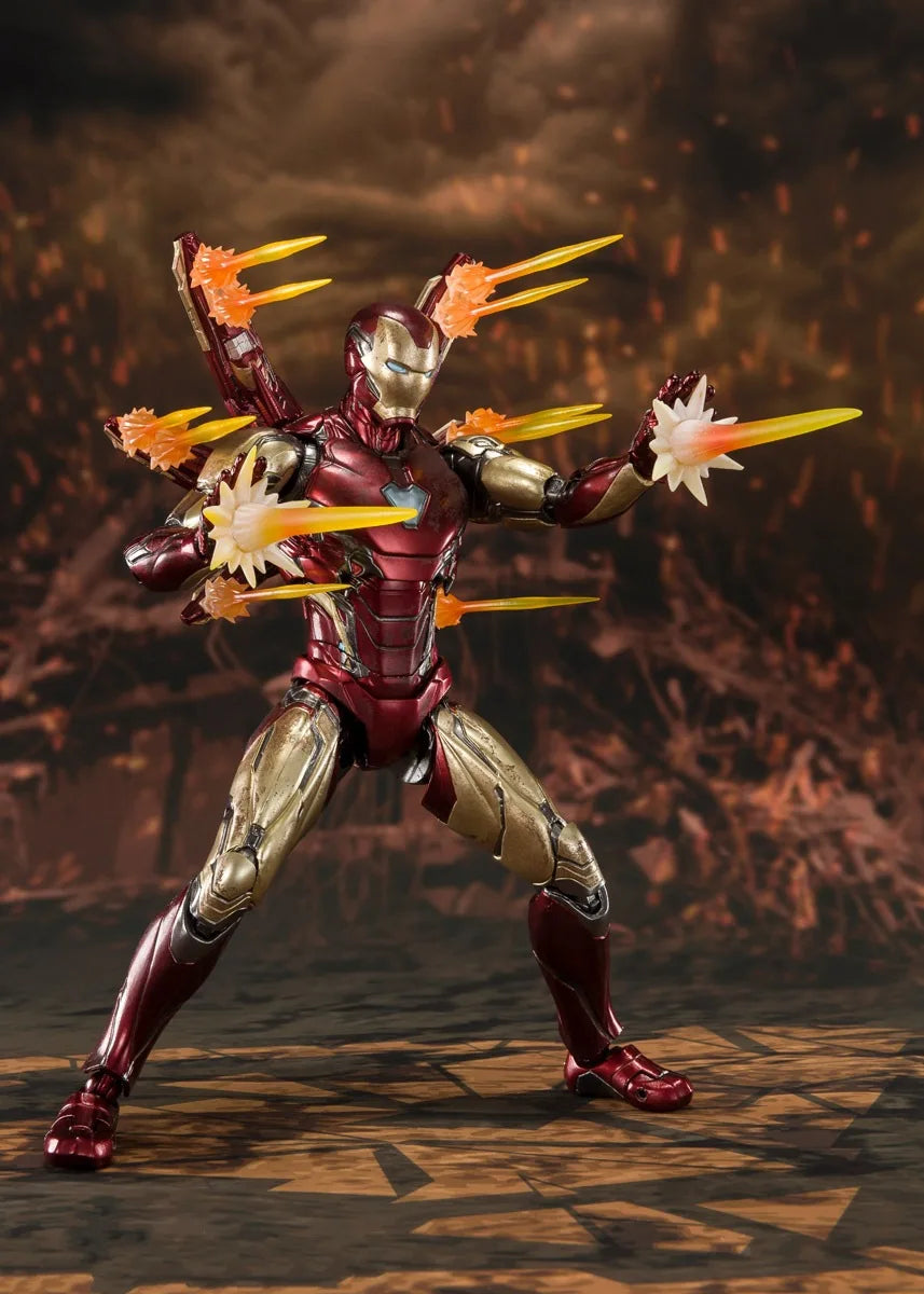 Marvel Avengers Endgame Final Battle Ironman Super Hero PVC Action Figures Dolls Iron Man 16cm