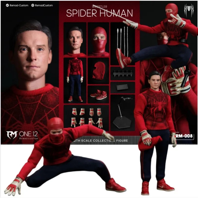 In Stock Remad Custom 1/12 Scale Humanoid Spider Wrestler Anime Action Figure Model Doll Toys Hobby Collectible