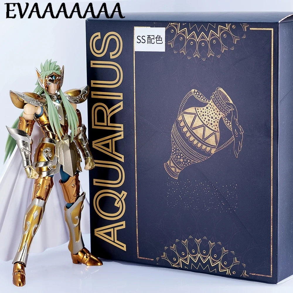 ST Model Saint Seiya Myth Cloth EX Aquarius Degel SS Ver. The Lost Canvas Gold Saint Knights of the Zodiac Saint Figures Models