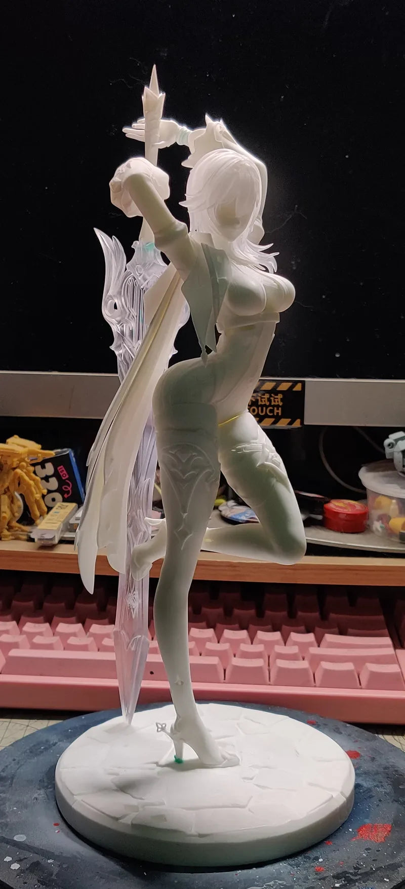 Resin Figure Kit Eula WF2023 Unpainted Garage Resin Kit Model GK