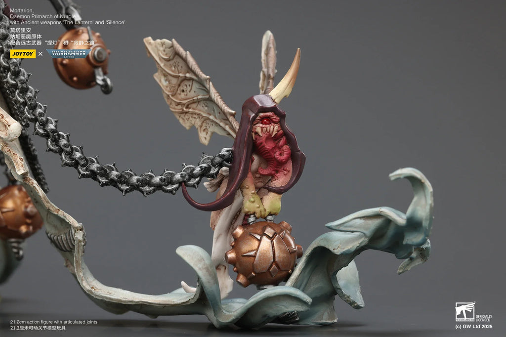 New Joytoy Warhammer 40k 1/18 Action Figure Mortarion Figures Daemon Primarch Of Nurgle Collection Statue Model Ornament Toys