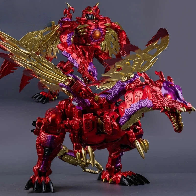 In Stock BMB Transformation Toy TAIBA RD-01 RD01 Extra Large TRANSMETAL 2 MG Red Dragon Battle Figure Model Collection Toy Gift