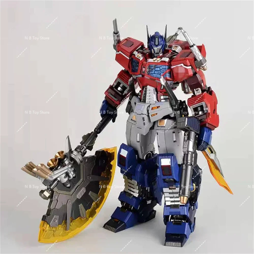 [In Stock] Mc Muscle Bear Ko Riobot OP Commander Transformation with A Modified Version of The Giant Ax Action Figure