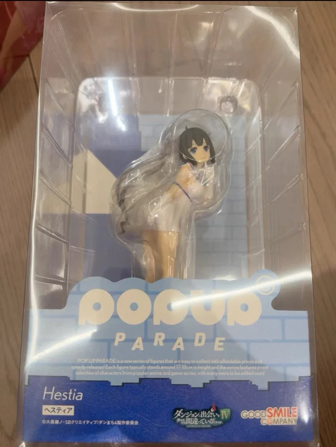 Originale brandneue Anime-Figur GSC POP UP PARADE Hestia Is It Wrong to Try to Pick Up Girls in a Dungeon? Figur Modell