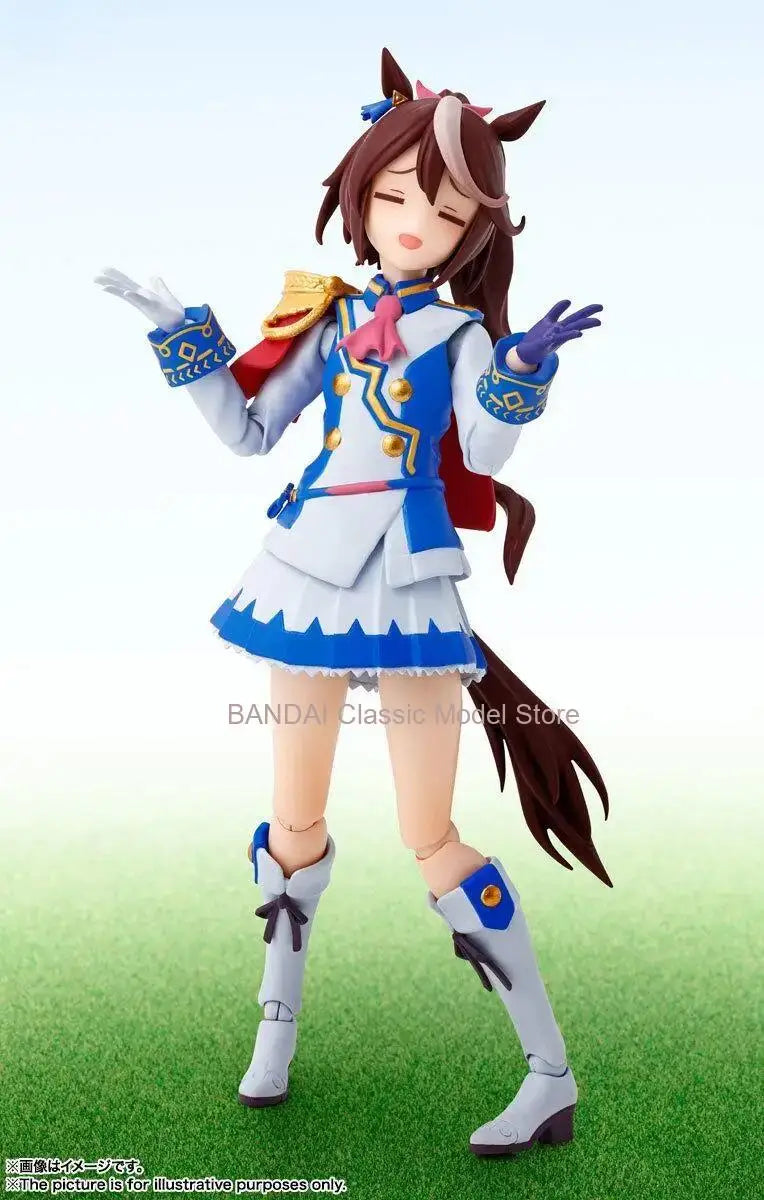 BANDAI Original S.H.Figuarts Umamusume Pretty Derby Tokai Teio  Action Figure Assembly Model Toys Collectible Model Ornaments
