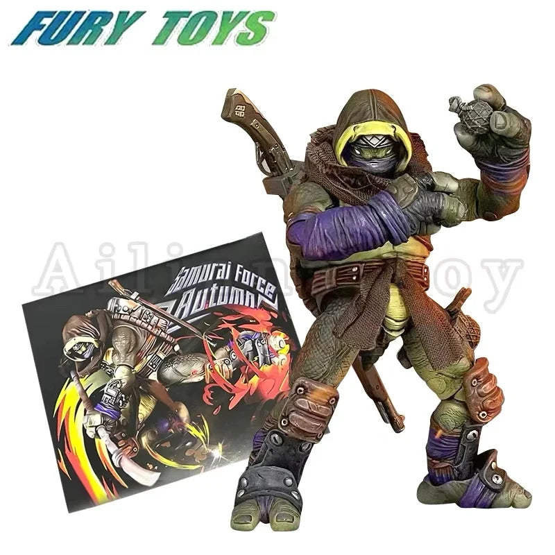 Fury Toys 1/12 5inches Action Figure Wave 3 Rage Samurai Force Turtle Summer Anime Model