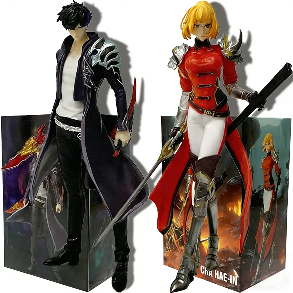 20cm In Stock Upgrade(Anime Version) Cha Hae-in Action Figure PVC Collect Model Figure Display Anime Merchandis