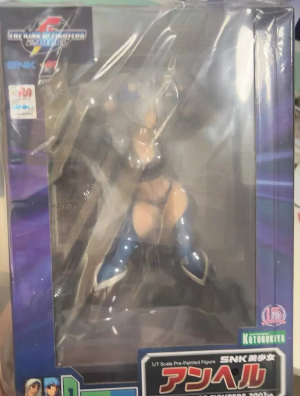 KOTOBUKIYA Original THEKINGO FFIGHTERS 2001 Anime Figure SNK Beauty Statue Angel Action Figure Toys for Kids Gift