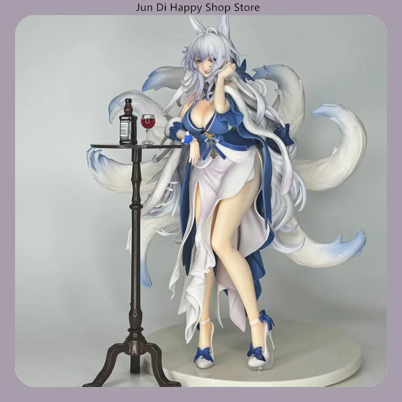 Azur Lane Shinano Tsukuyomi Ten Nights Dress Anime Figure Model Statue Collectible Desktop Decoration Ornament Gift for Fans