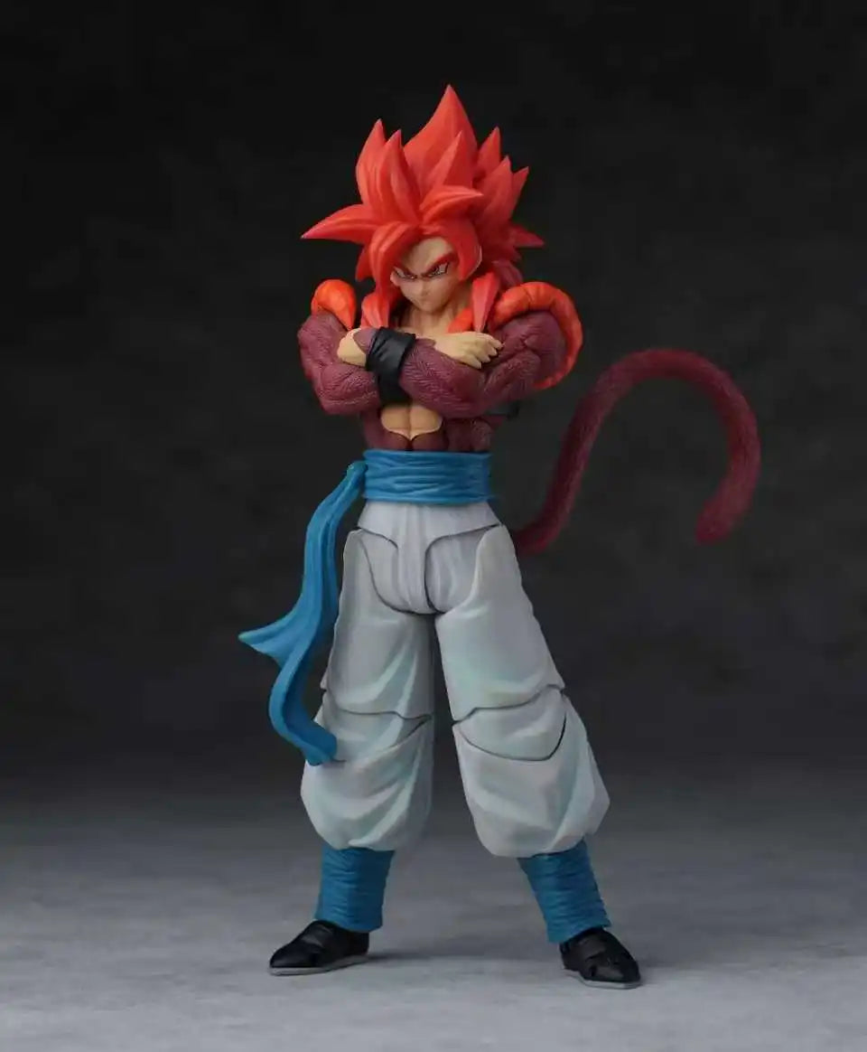 KAMIONE Dragon Ball GT 3.0 Gogeta 03AB Action Figure SSJ4 Gogeta Figure Super Saiyan 4 Gogeta Figurine SHF Collectible Model Toy
