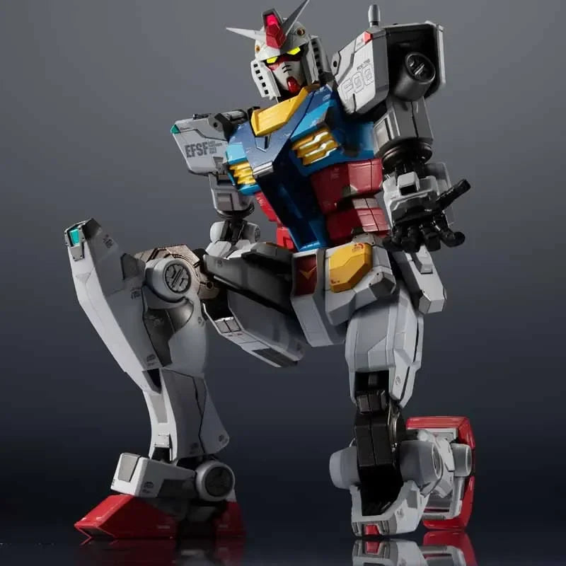 Bandai Original Model Kit  Superalloy CHOGOKIN RX-78F00 GUNDAM Anime Action Figure Model Toy Robot Gift for Boys 200mm