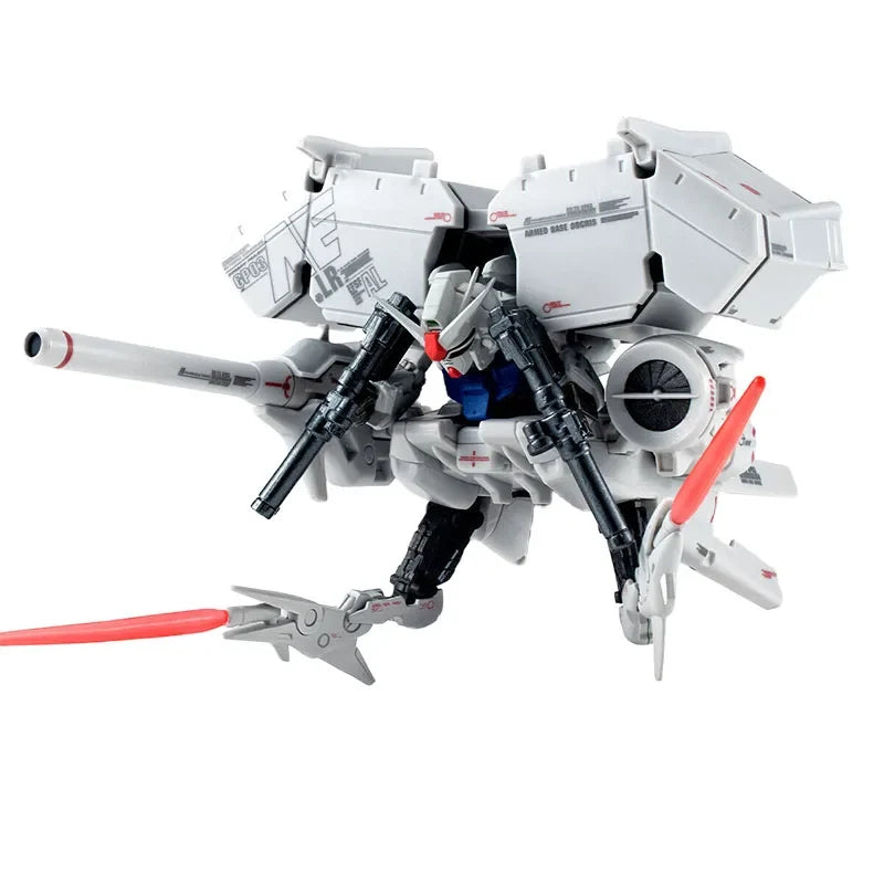 Bandai Original FW Gundam Converge Core Anime Figure AMX-002 Neue Ziel＆GP03D Gashapon Shokugan Collectible Toys Gift For Kids