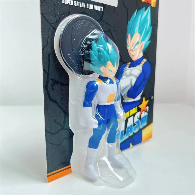 Bandai Original Dragon Ball Z Super Saiyan Figure Toy Vegeta Son Goku DBZ PVC Figurine Collection Model Dolls Birthday Gift Kids