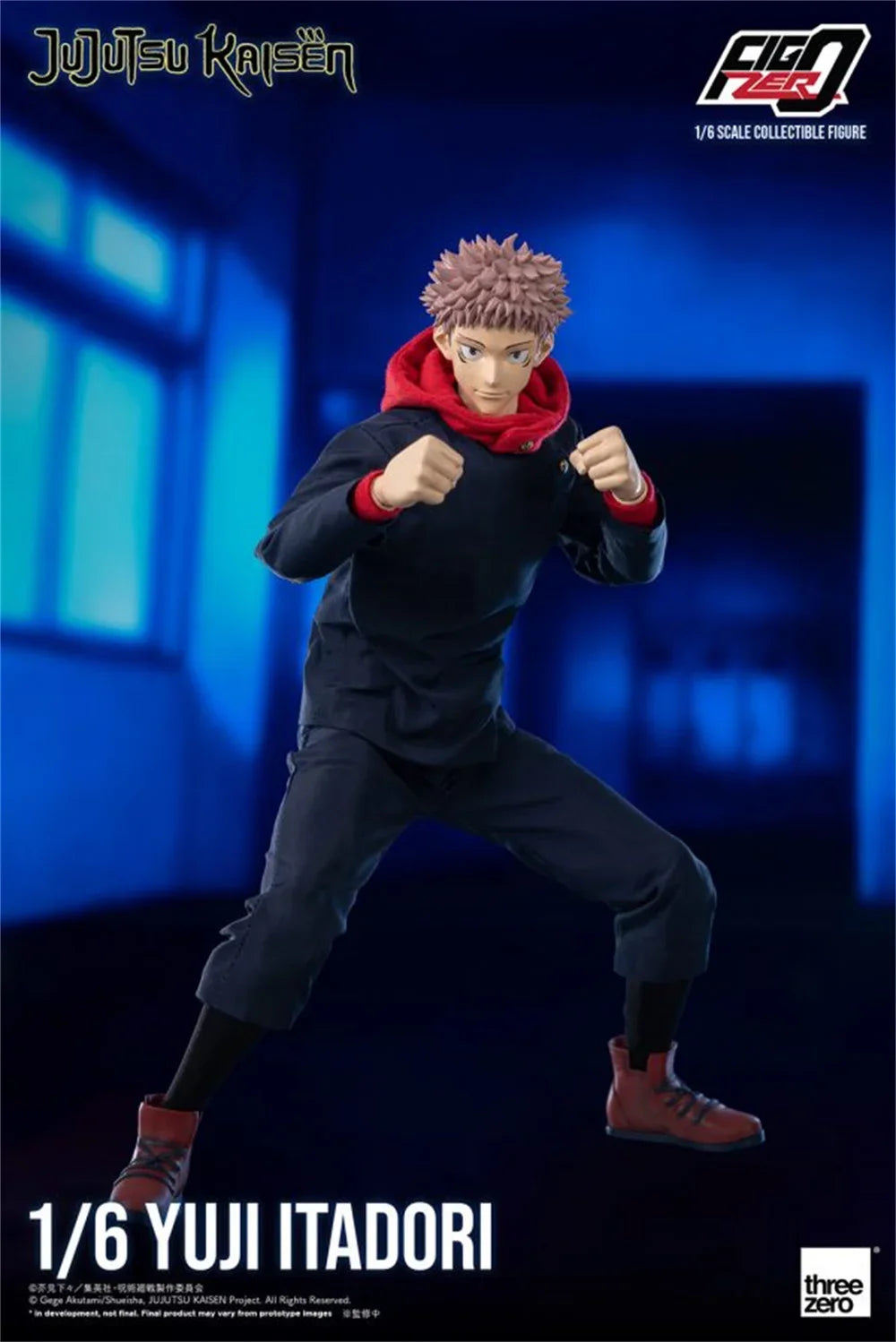 Threezero 3Z03740M0 1/6 Scale Anime Jujutsu Kaisen Male Character Itadori Yuji Full Set 12" Action Figure Model Toys