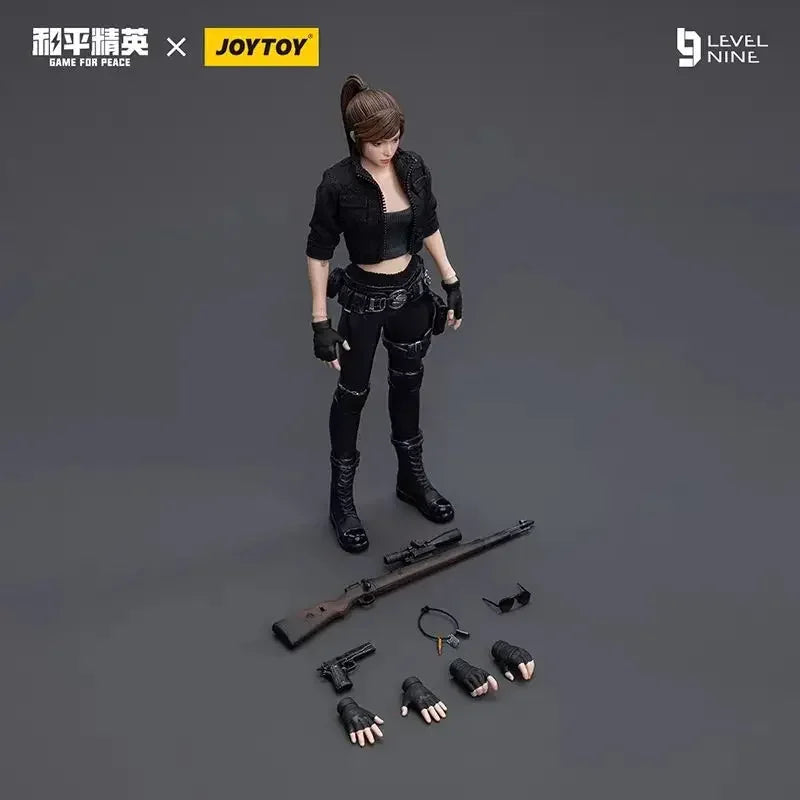 JOYTOY LEVEL NINE Action Figures Anime 1/12 16cm FRONTLINE CHAOS Gilly Collection Model Toys
