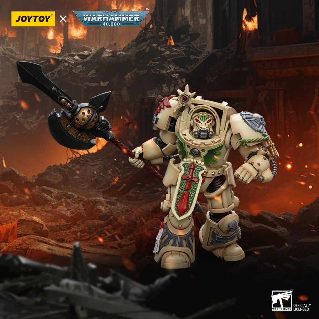【JOYTOY】1/18 Action Figure WARHAMMER 40K Dark Angels Deathwing Champion Model Toys