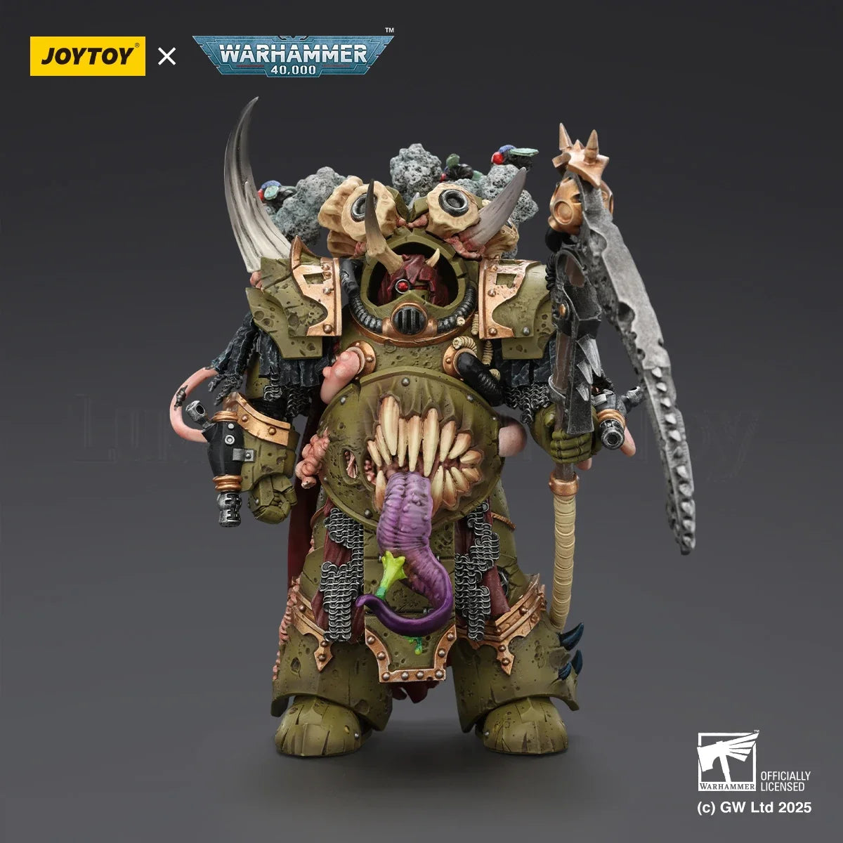 【In stock】JOYTOY 1/18 Action Figure Warhammer 40K Death Guard Deathshroud Terminator Champion Terminator 3PCS Model Toys