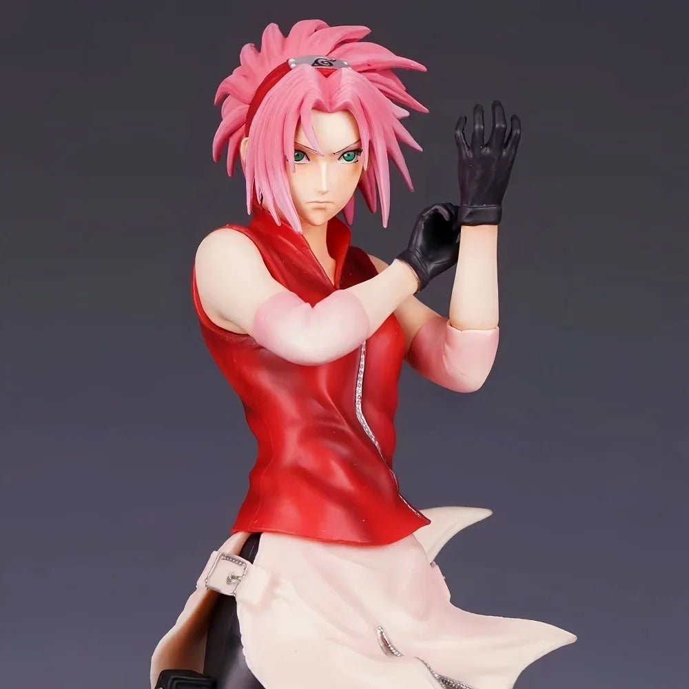 35cm/13.78in Anime NARUTO Figure Haruno Sakura Action Figures Pvc Statue Desktop Ornamen Collection Model Toys Gifts