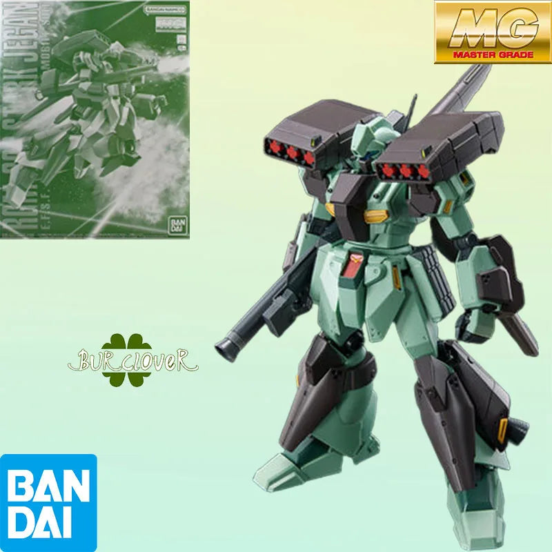 Bandai Genuine MG Stark Jegan RGM-89S 1/100 Anime Action Figure Assembly Model Toys Collectible Model Ornaments Gifts For Childn