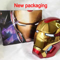 Iron Man Mk50 Rc Wearable Helmet Voice-Activated Deformation Around Figures Animation Derivatives Model Toy Cosplay Gift