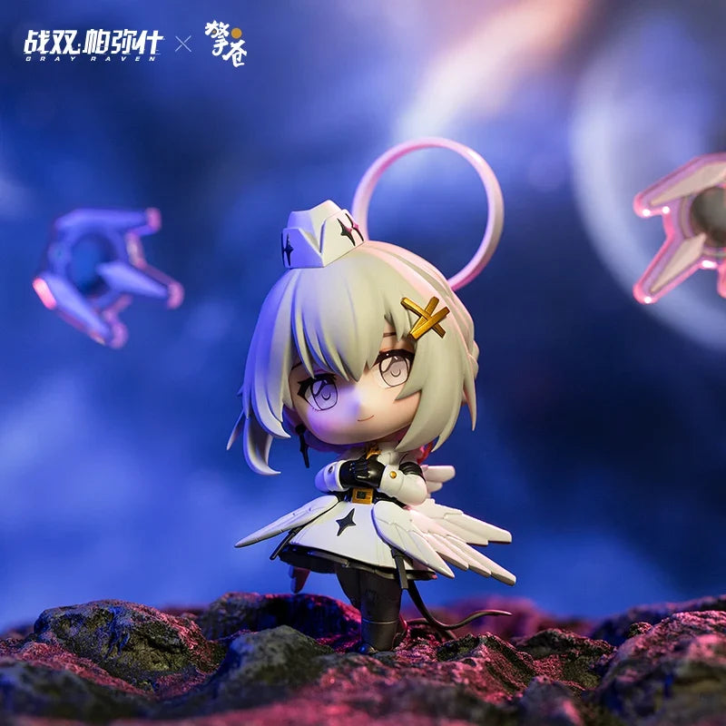 2022 New Game GRAY RAVEN:PUNISHING Mini 10.5cm Figure Desk Ornament Figurine Gifts Kawaii Cartoon Anime Cosplay Models Toys