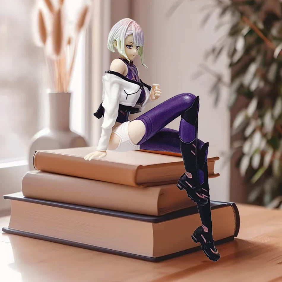 17cm  Anime Figure Super Hacker Lucy Action Figure Street Man David Figurine PVC Adult Collection Model Toy