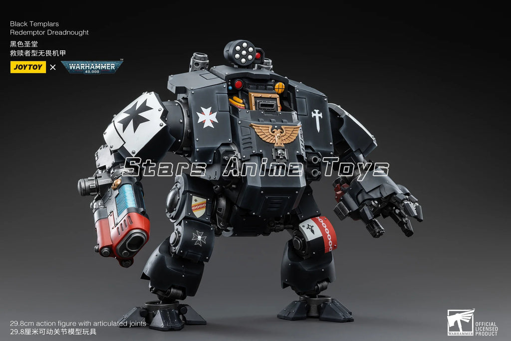 JOYTOY Warhammer 40000 Black Templars Redemptor Dreadnought 1/18 Action Fique Original