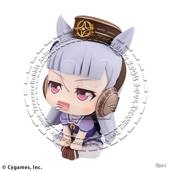 In Stock Original Genuine MegaHouse Look up Uma Musume Pretty Derby Gold Ship Chibi Figure Collectible Display Gift