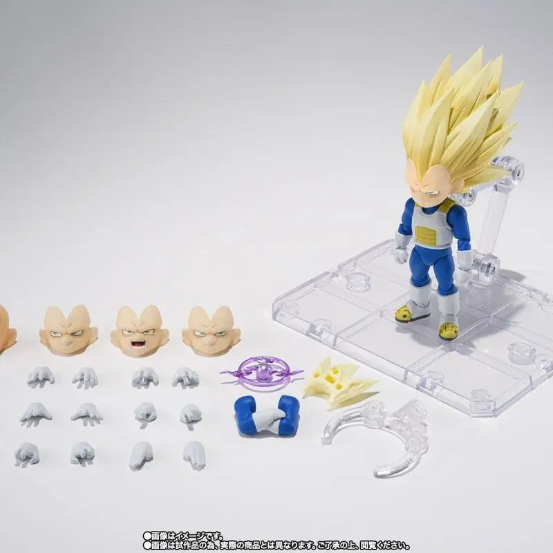 New Hot In Stock 100% Original Bandai Sh Figuarts Shf Dragon Ball Daima Ssj3 Vegeta Action Figures Anime Model Toys Collection