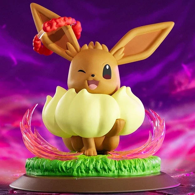 Funism Pokemon Action Anime Figure Cute Lucario Pikachu Scizor Charizard Eevee Gengar Figurine Toys Collection Model Gifts