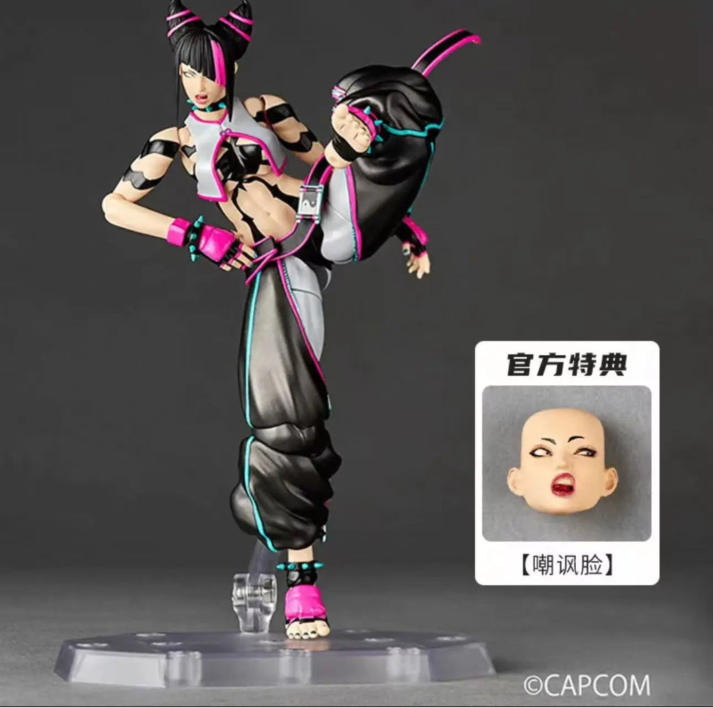 In Stock Kaiyodo Rinsen Technology Amazing Yamaguchi Style Street Fighter Juri Action Figure Toy Collection Gift