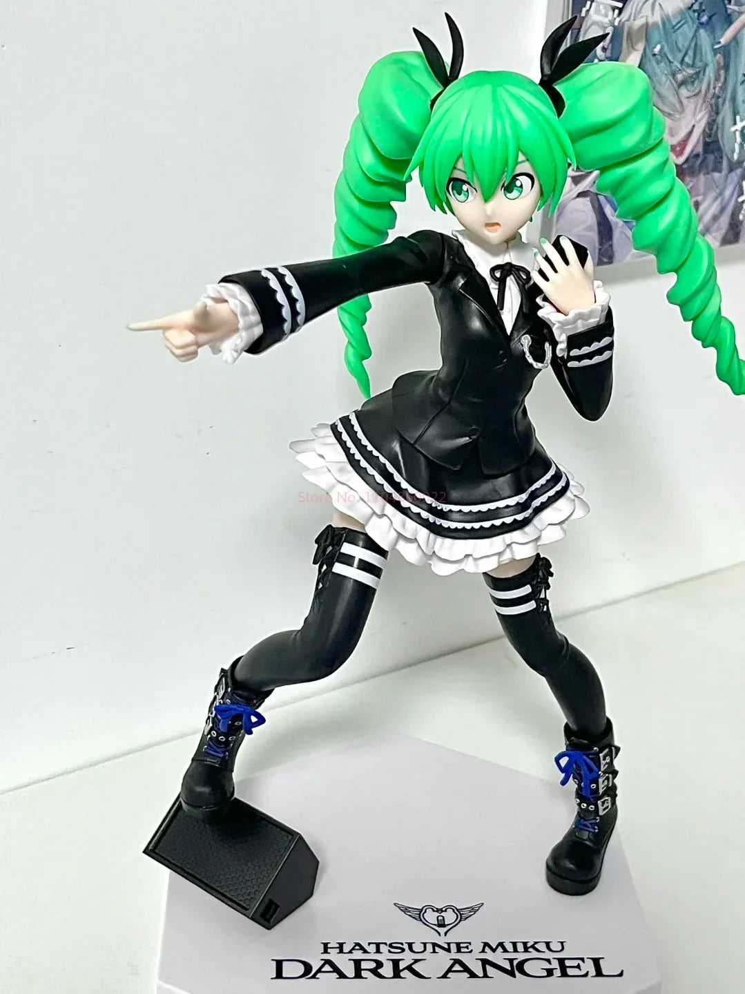 Original Sega Spm Hatsune Miku Action Figure Dark Angel Project Diva Arcade Future Anime Figurine Collectible Model Decora Gift