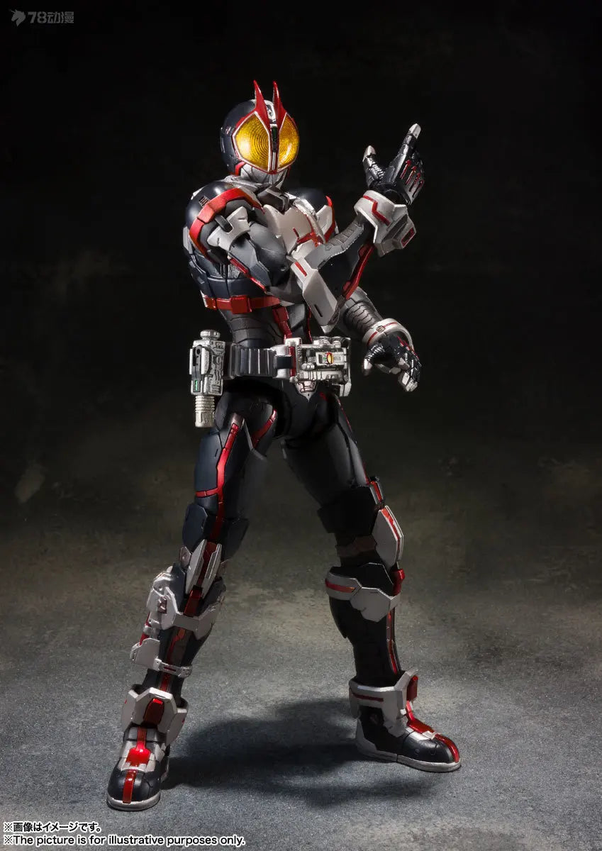 BANDAI Original S.I.C.series Yoichi Sakamoto Kamen Rider Faiz Arena Anime Action Figure Model Toys Movable Model Gifts Fo Boys
