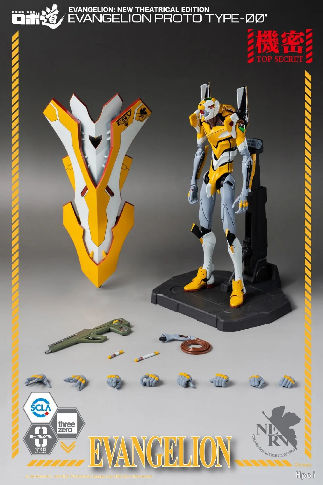 【MT】threezero 3Z0230 ROBO-DOU EVA Unit-00 New Theatrical Version Finished Movable Mecha Anime Figure Toy
