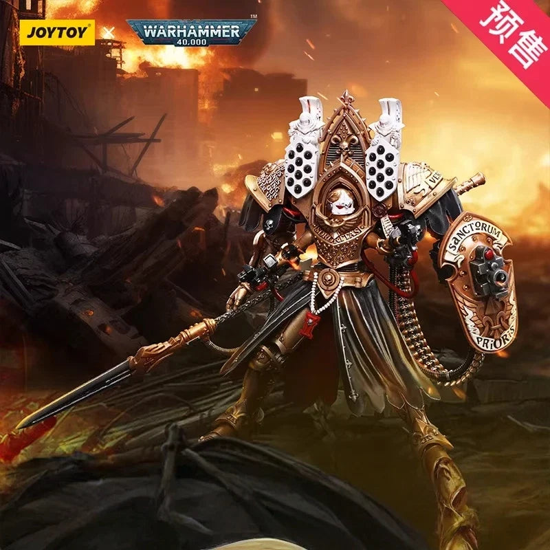 【Pre-Sell】 JOYTOY Dark Source Warhammer 40k Adepta Sororitas Abbess Sanctorum Morvenn Vahl 1:18 Movable Soldier Model