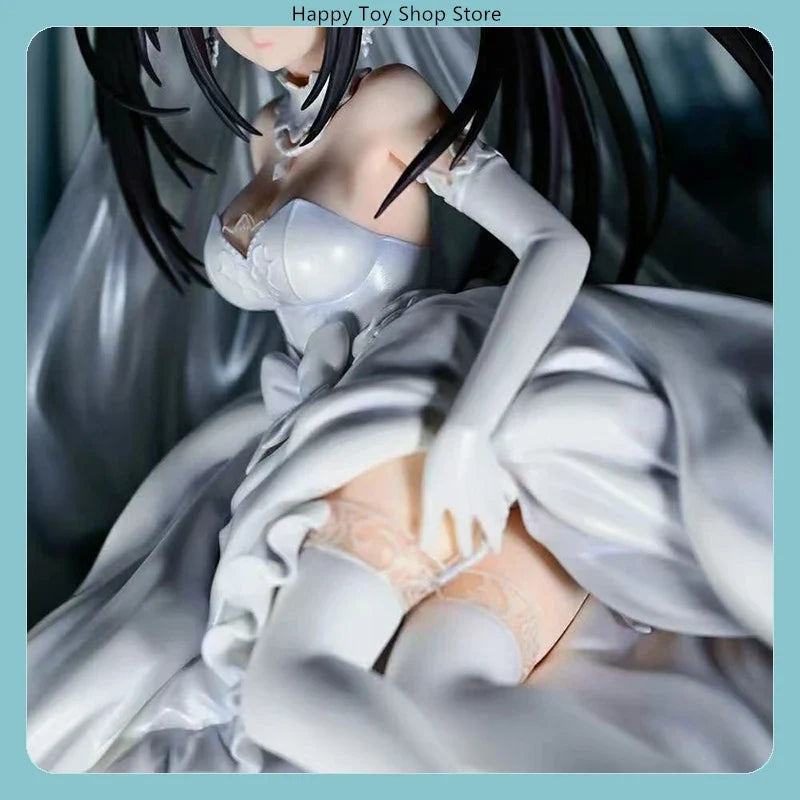 DATE A LIVE Kurumi Tokisaki Wedding Dress Ver. Anime Figure Statue Desktop Decoration Gift
