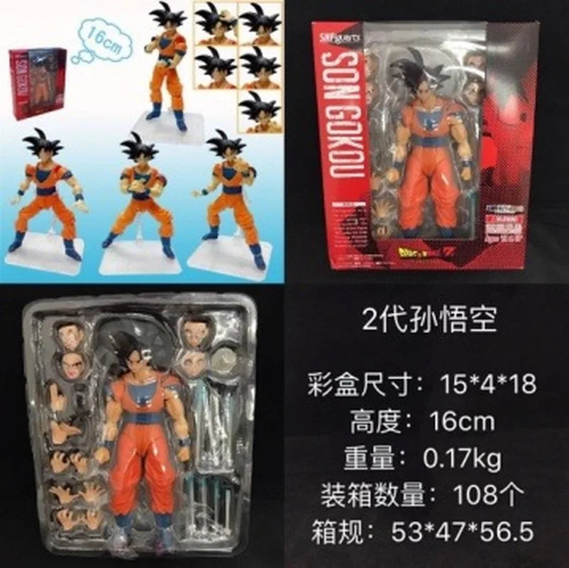 Dragon Ball Super Z Shf S.H.Figuarts Son Goku Mobile Handheld Kakarotto Model Simple Style Heroic Action Figuarts Dragon Ball Z