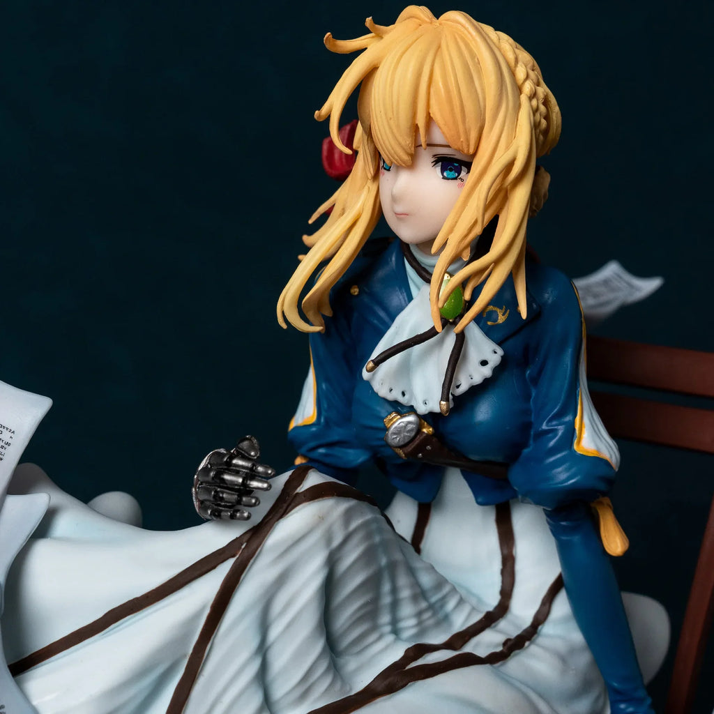 28cm GK VIOLET EVERGARDEN Anime Girl Figure Violet Evergarden Action Figure Sexy Figurine Collectible Model Doll Toy