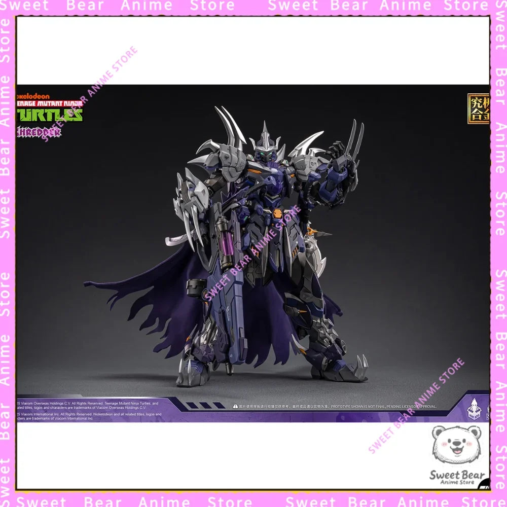 HEATBOYS Teenage Mutant Ninja Turtles Shredder Chinese Mecha Model Kit Action Figure Model Trendy Toys Desktop Doll