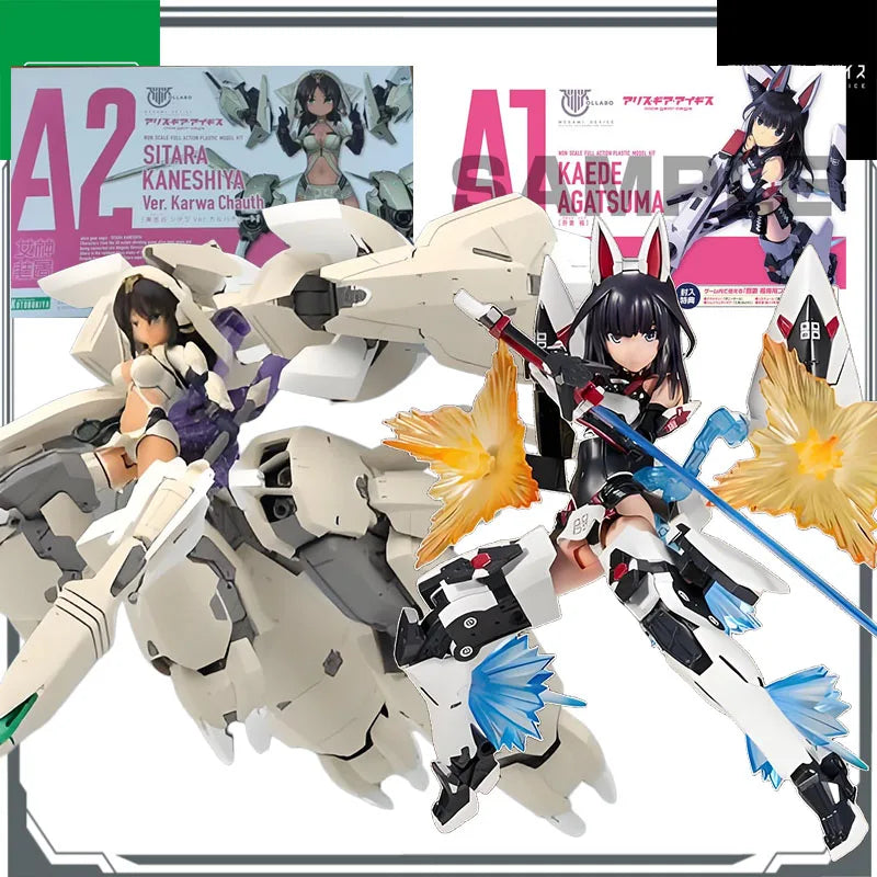 Kotobukiya Original MEGAMI DEVICE SITARA KANESHIYA Ver. Karwa Chauth&KADE AGATSUMA  Assembly Model Toys  Model Gifts for Boys