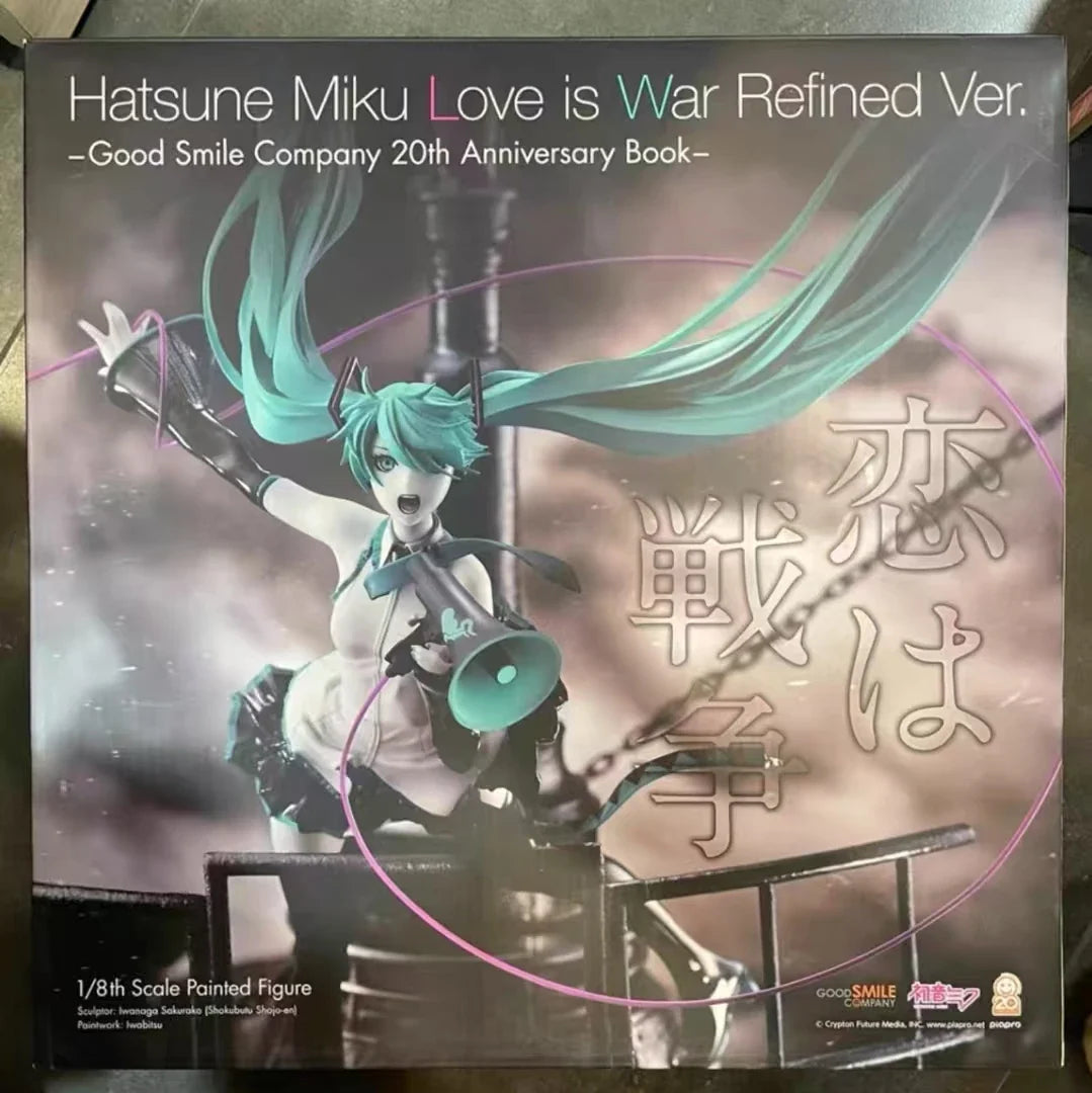 In Stock Original GSC 20th Anniversary Book- Hatsune Miku Love Is War Refined Ver. Action Figures Anime Model