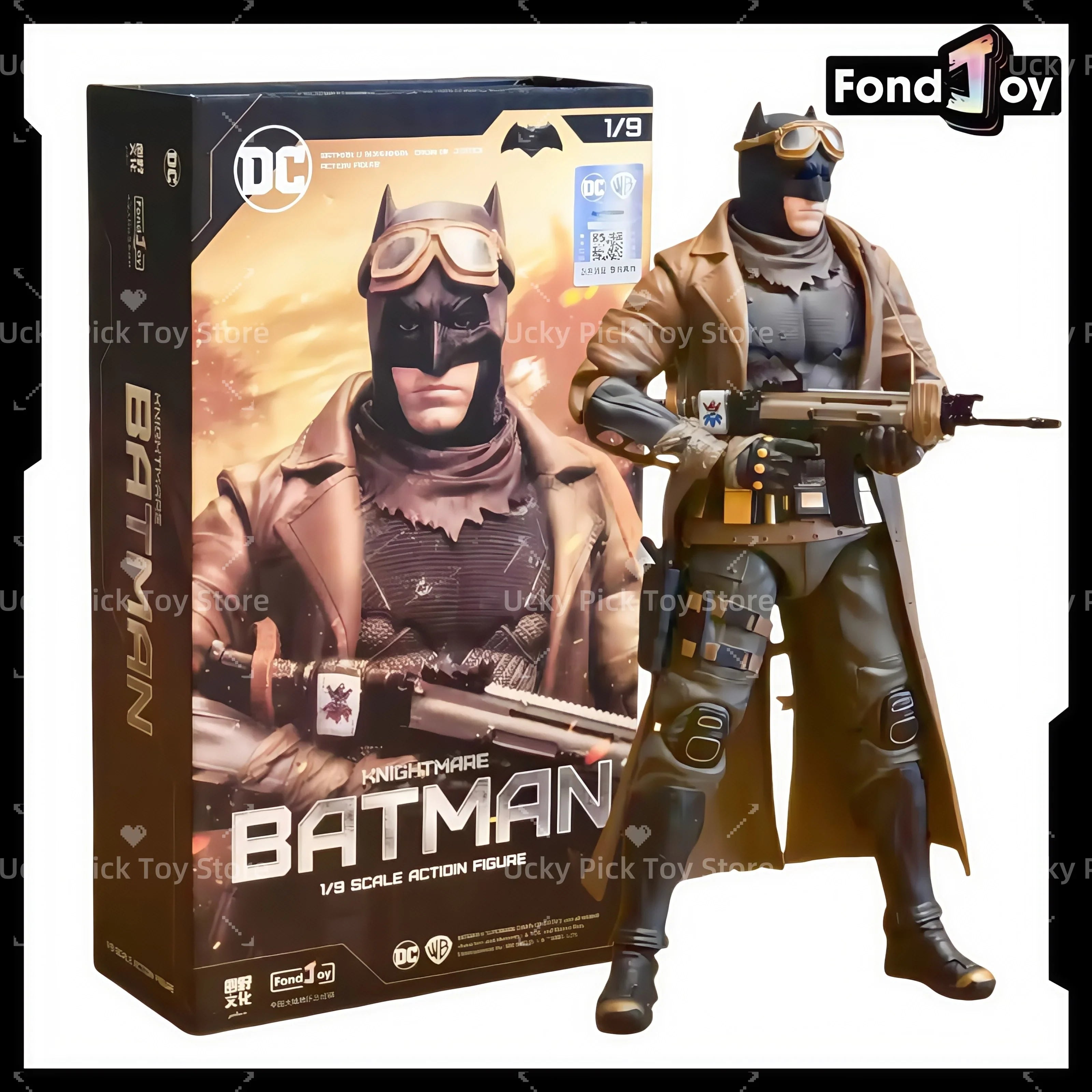 Original Fondjoy 1/9 Knightmare Batman Figur Nightmare Desert Batman Figuren Zack Snyder'S Comics The Dark Knight Customized