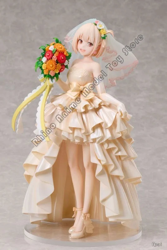 In Stock Original ANIPLEX+ 1/7 Scale Figure Lycoris Recoil Chisato Nishikigi Wedding Ver. 255mm Anime Statue Collectible Toy