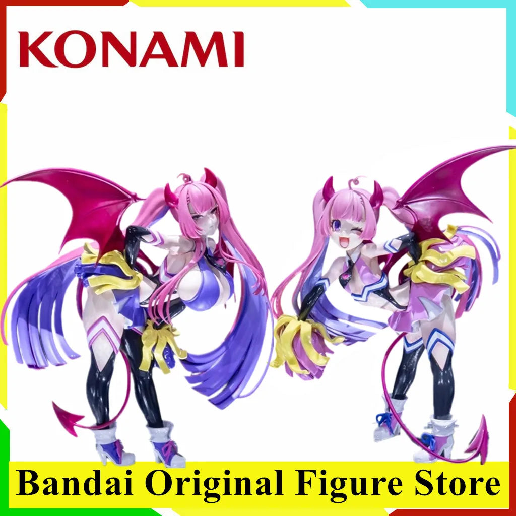 Original KONAMI Mahjong Fight Sangen Great Romance COS Action Figure Toys PVC Model Collection Anime Figurine