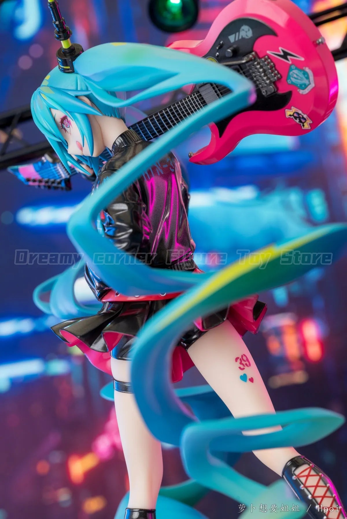 【In Stock】Stronger Tokyo Otaku Mode Piapro Characters Hatsune Miku LAM Rock Singer Ver 1/7 Scale Figure Toys Ornaments