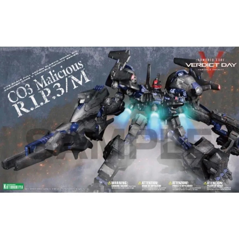 KOTOBUKIYA V. I. Series Armor Core Judgment Day CO3 Malicious R.I.P.3/M Blue Magnolia Boarding Action Figure Assembly Model Toys
