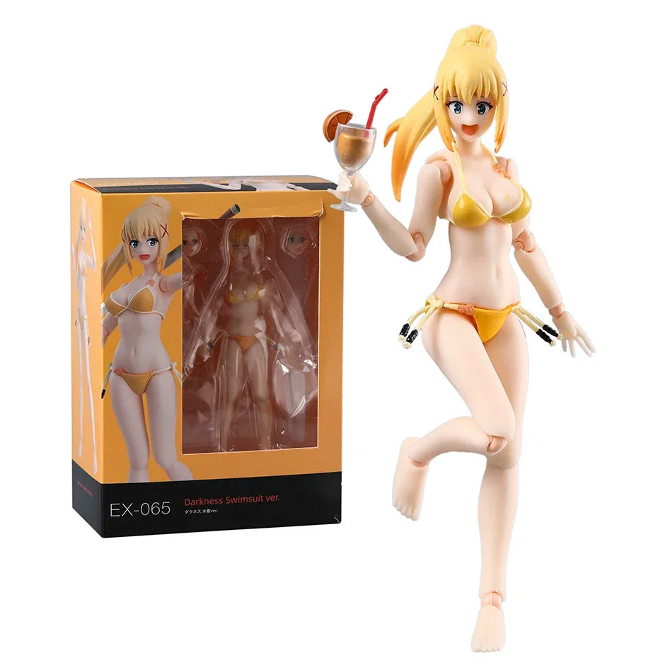 figma Darkness Swimsuit ver. EX-065 Action Figure PVC Toy Model Doll Collection Gift